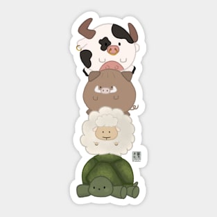 Animal Stack Sticker